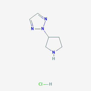 2-(pyrrolidin-3-yl)-2H-1,2,3-triazole hydrochloride