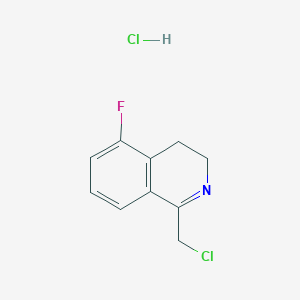 1-(Chloromethyl)-5-fluoro-3,4-dihydroisoquinoline hydrochloride