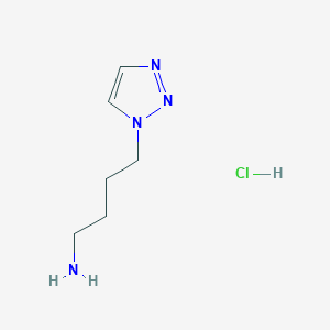 4-(1H-1,2,3-triazol-1-yl)butan-1-amine hydrochloride