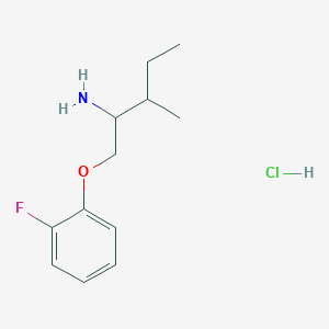 1-(2-Fluorophenoxy)-3-methylpentan-2-amine hydrochloride