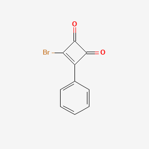 3-Cyclobutene-1,2-dione, 3-bromo-4-phenyl-