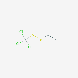 [(Trichloromethyl)disulfanyl]ethane