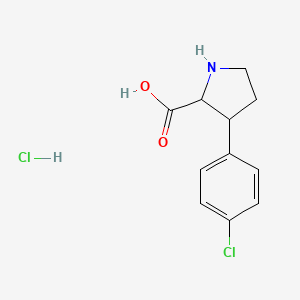 3-(4-Chlorophenyl)proline hydrochloride