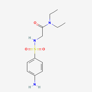 N~2~-(4-Aminobenzene-1-sulfonyl)-N,N-diethylglycinamide