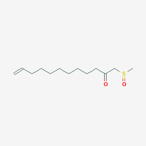 1-(Methanesulfinyl)dodec-11-en-2-one