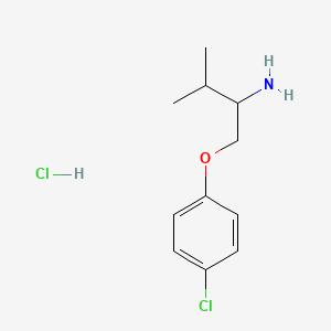 1-(4-Chlorophenoxy)-3-methylbutan-2-amine hydrochloride