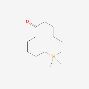 1,1-Dimethyl-1-silacyclododecan-7-one