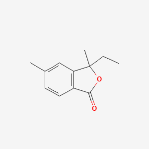 1(3H)-Isobenzofuranone, 3-ethyl-3,5-dimethyl-