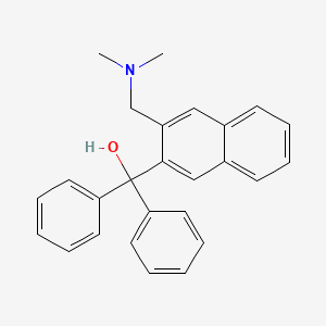 {3-[(Dimethylamino)methyl]naphthalen-2-yl}(diphenyl)methanol