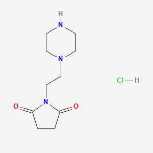 1-(2-(Piperazin-1-yl)ethyl)pyrrolidine-2,5-dione hydrochloride