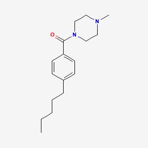 (4-Methylpiperazin-1-yl)(4-pentylphenyl)methanone