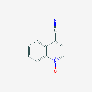 4-Quinolinecarbonitrile, 1-oxide