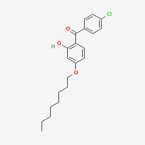 (4-Chlorophenyl)[2-hydroxy-4-(octyloxy)phenyl]methanone