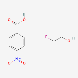 2-Fluoroethanol;4-nitrobenzoic acid