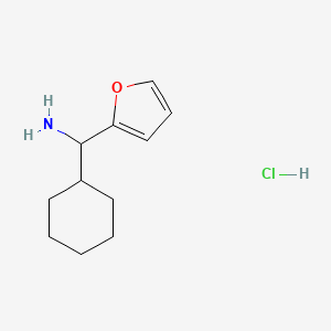 Cyclohexyl(furan-2-yl)methanamine hydrochloride