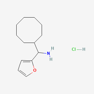 Cyclooctyl(furan-2-yl)methanamine hydrochloride
