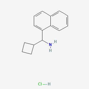 Cyclobutyl(naphthalen-1-yl)methanamine hydrochloride