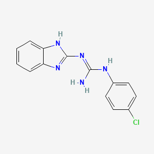 1-(1H-Benzimidazol-2-yl)-3-(4-chlorophenyl)guanidine