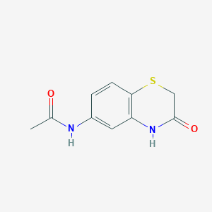 N-(3-Oxo-3,4-dihydro-2H-1,4-benzothiazin-6-yl)acetamide