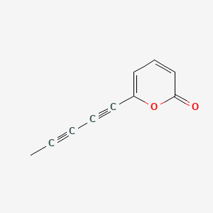 6-Penta-1,3-diynylpyran-2-one