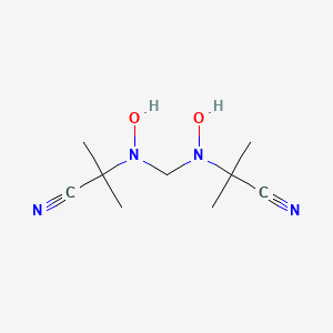 2,2'-[Methylenebis(hydroxyazanediyl)]bis(2-methylpropanenitrile)