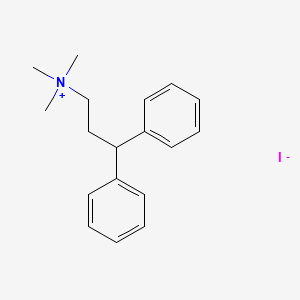 molecular formula C18H24IN B14715172 (3,3-Diphenylpropyl)trimethylammonium iodide CAS No. 20763-38-6