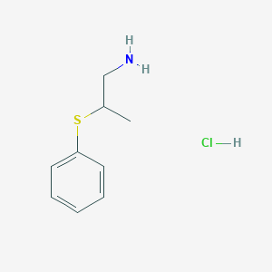 molecular formula C9H14ClNS B1471519 2-(Phenylthio)propan-1-amine hydrochloride CAS No. 108270-05-9