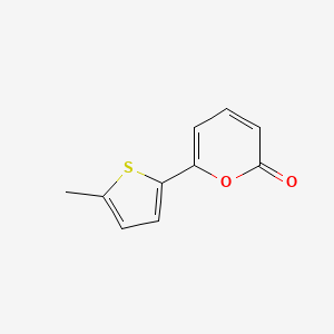 6-(5-Methylthiophen-2-yl)pyran-2-one