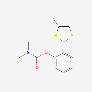 o-(4-Methyl-1,3-dithiolan-2-yl)phenyl dimethylcarbamate