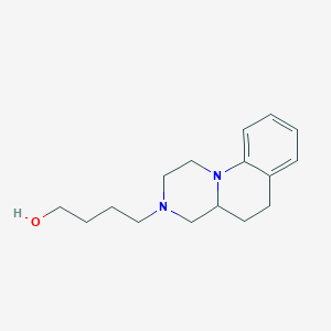 3-(3-Hydroxybutyl)-2,3,4,4a,5,6-hexahydro-1H-pyrazino(1,2-a)quinoline