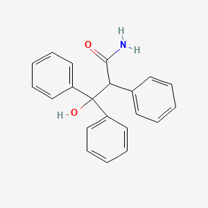 Propionamide, 3-hydroxy-2,3,3-triphenyl-