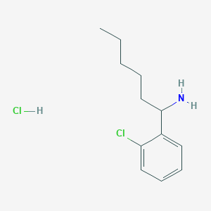 1-(2-Chlorophenyl)hexan-1-amine hydrochloride