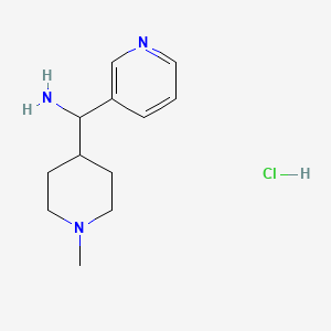 (1-Methylpiperidin-4-yl)(pyridin-3-yl)methanamine hydrochloride