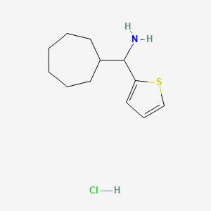 Cycloheptyl(thiophen-2-yl)methanamine hydrochloride