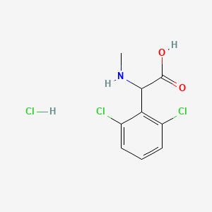 2-(2,6-Dichlorophenyl)-2-(methylamino)acetic acid hydrochloride