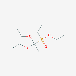 Phosphinic acid, (1,1-diethoxyethyl)ethyl-, ethyl ester