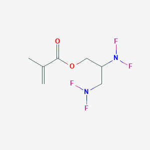 2,3-Bis(difluoroamino)propyl 2-methylprop-2-enoate