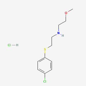 {2-[(4-Chlorophenyl)thio]ethyl}(2-methoxyethyl)amine hydrochloride