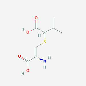 2-{[(2R)-2-Amino-2-carboxyethyl]sulfanyl}-3-methylbutanoic acid