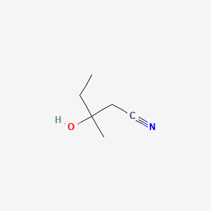 Pentanenitrile, 3-hydroxy-3-methyl-