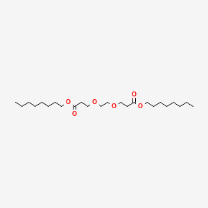 Dioctyl 3,3'-[ethane-1,2-diylbis(oxy)]dipropanoate