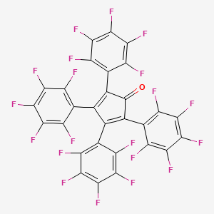 2,3,4,5-Tetrakis(pentafluorophenyl)cyclopenta-2,4-dien-1-one