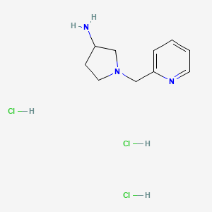 1-(2-Pyridinylmethyl)-3-pyrrolidinamine trihydrochloride