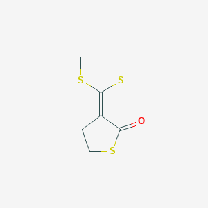 3-[Bis(methylsulfanyl)methylidene]thiolan-2-one