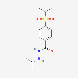 N'-propan-2-yl-4-propan-2-ylsulfonylbenzohydrazide