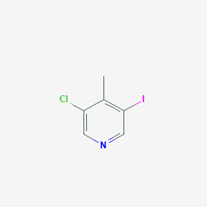 molecular formula C6H5ClIN B1471598 3-氯-5-碘-4-甲基吡啶 CAS No. 1261488-18-9