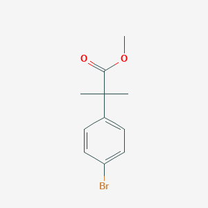 molecular formula C11H13BrO2 B014716 2-(4-溴苯基)-2,2-二甲基乙酸甲酯 CAS No. 154825-97-5