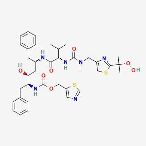 molecular formula C37H48N6O7S2 B1471600 Ritonavir hydroperoxide CAS No. 2034136-66-6