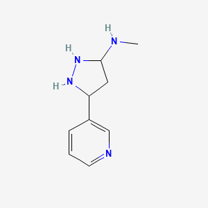 N-methyl-5-(pyridin-3-yl)-1H-pyrazol-3-amine