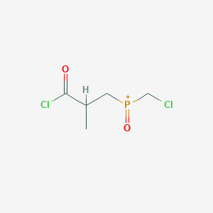 (Chloromethyl)(3-chloro-2-methyl-3-oxopropyl)oxophosphanium